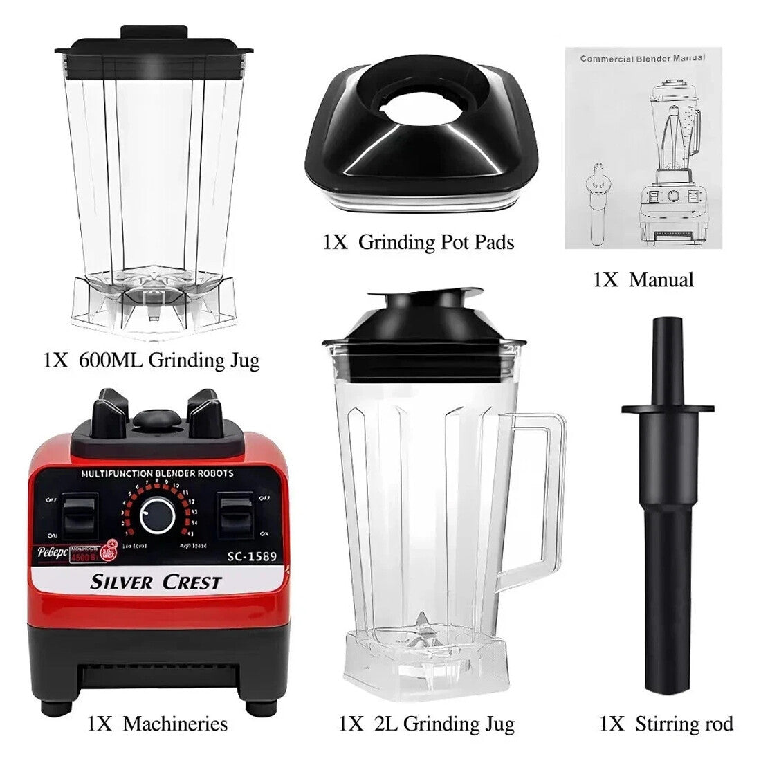 Multifunctional Blender & Food Processor