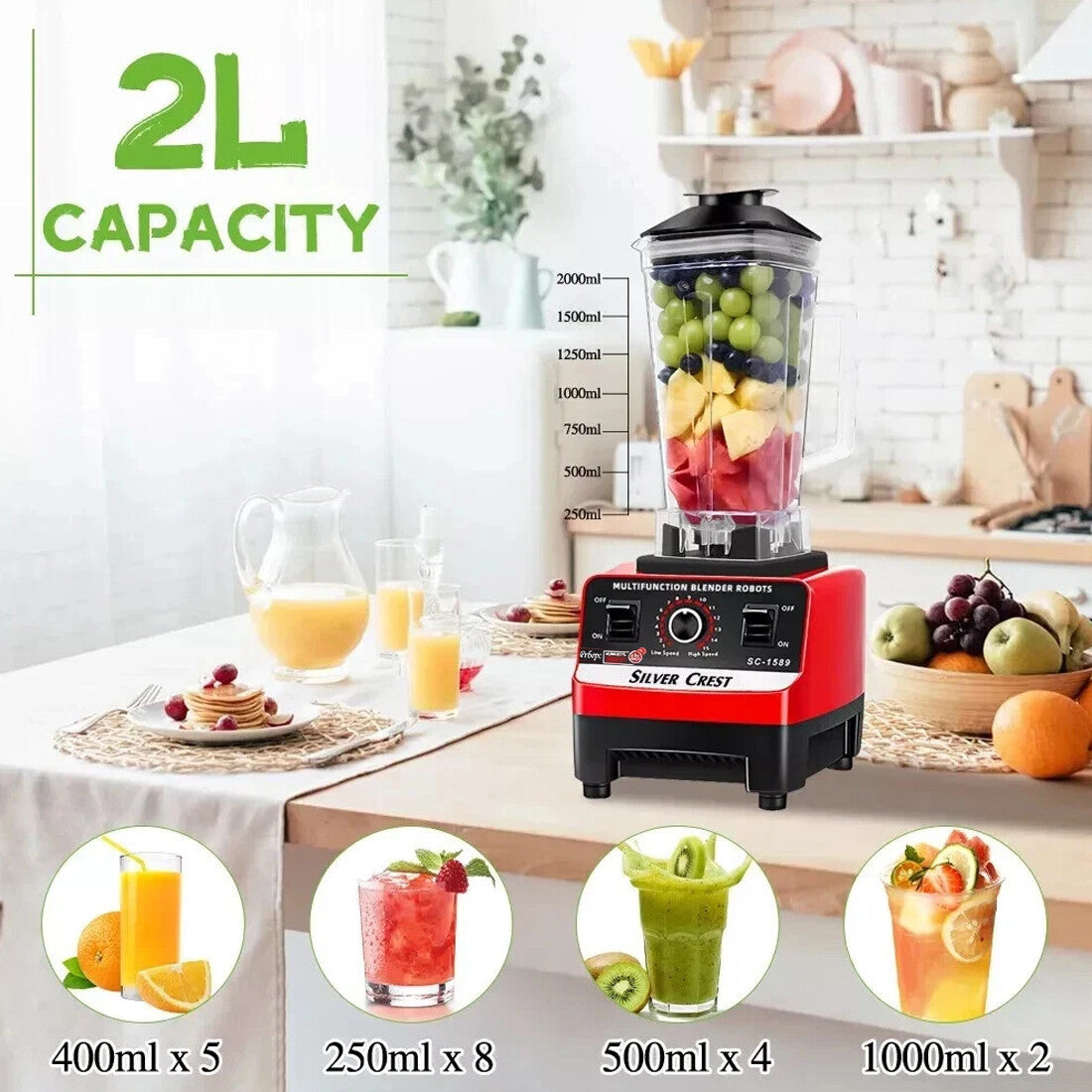 Multifunctional Blender & Food Processor