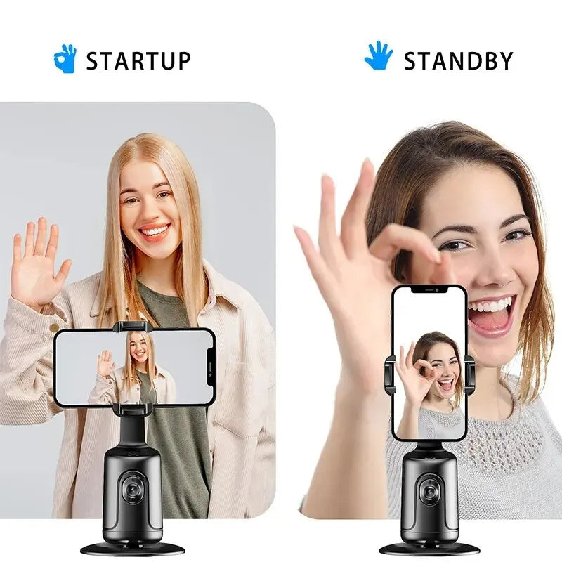 360° Auto Face Tracking Smart Phone Holder & Stabilizer Tripod