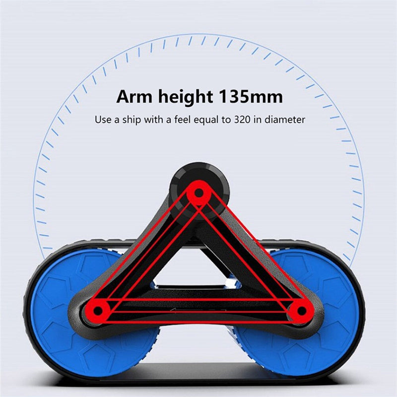 Double Wheel Abdominal Exerciser For Women & Men