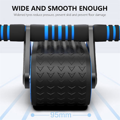Double Wheel Abdominal Exerciser For Women & Men