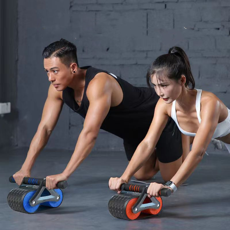 Double Wheel Abdominal Exerciser For Women & Men