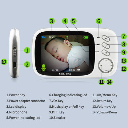 Small Portable Digital Baby Care Camera Device