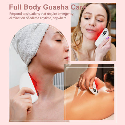 Electric Black Obsidian Guasha Massage Tool