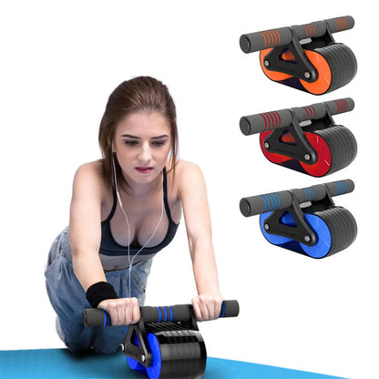 Double Wheel Abdominal Exerciser For Women & Men