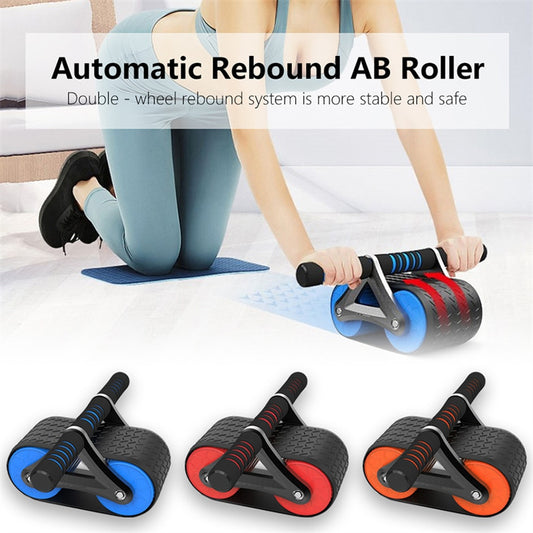 Double Wheel Abdominal Exerciser For Women & Men