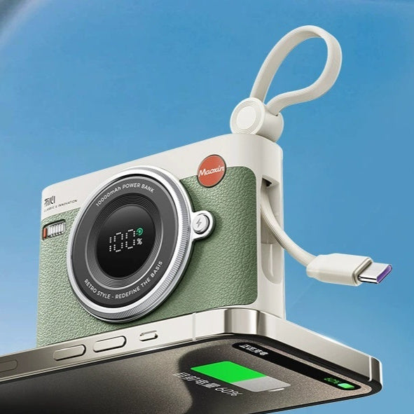 Portable Power Bank Ultra-thin With Cable