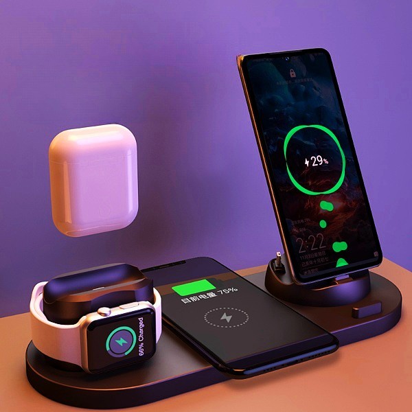 3 in 1 Dock Station & Wireless Charger